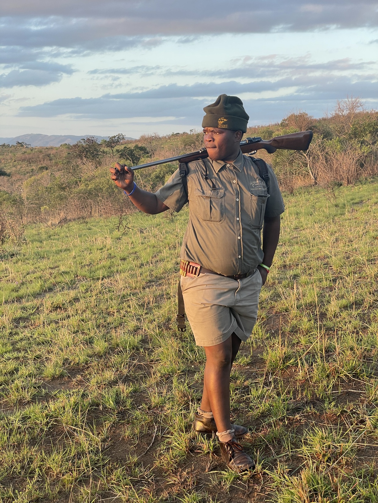 Digital Marketing for Tourism Client Visit | Rhino Ridge Safari Lodge bush walk guide Sbonelo | Isibindi Africa Lodges | Eco Africa Digital
